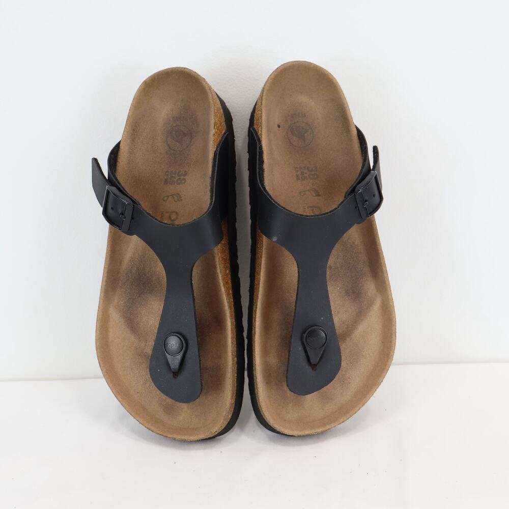 Birkenstock Papillio Gizeh Platform Vegan Sandal Black Size 38 - Picture 6 of 8
